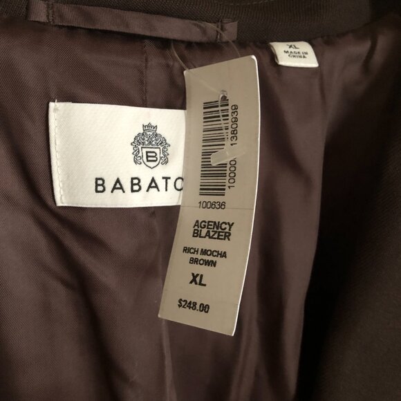 NWT Babaton Aritzia rich mocha brown Agency blazer - Picture 7 of 8
